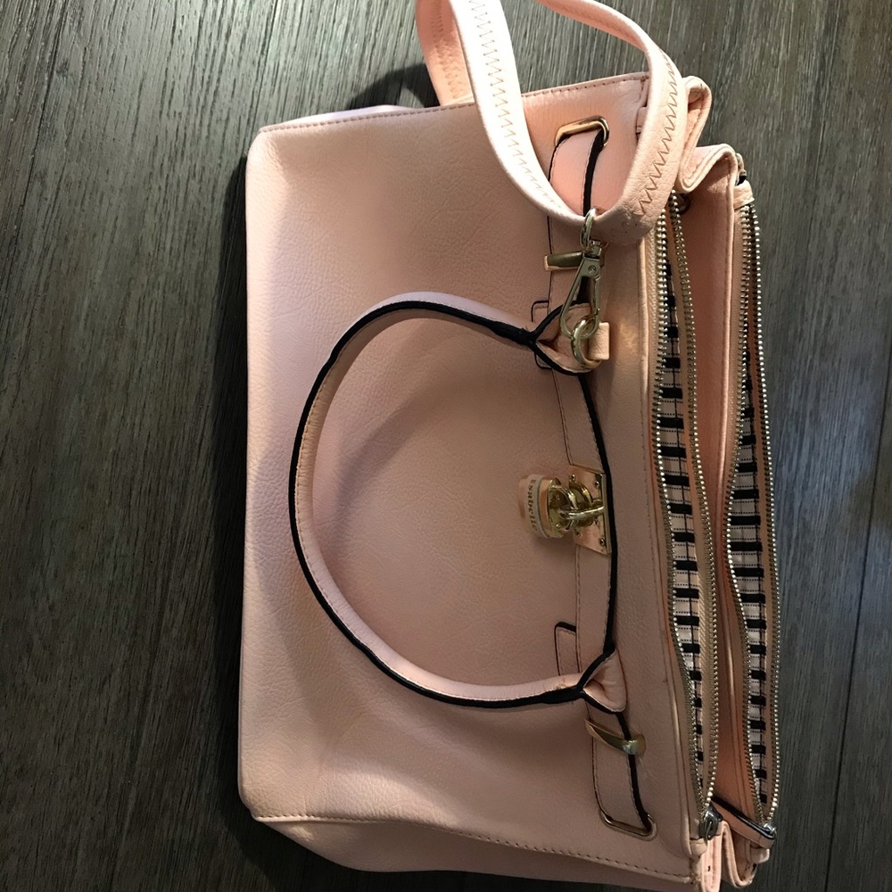 Large pink satchel